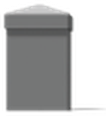 Pfostenkappe Metall-Dachkappe